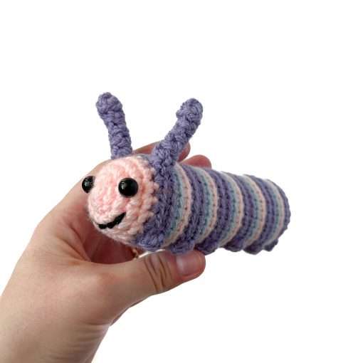 Pastel Colors Caterpillar Plush