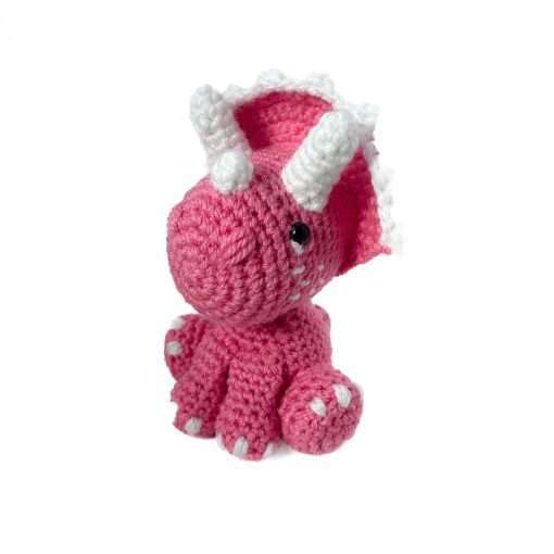 Bubblegum Pink Triceratops Plush