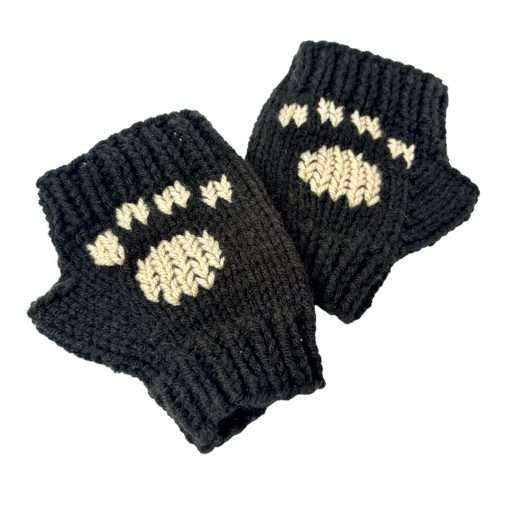 Midnight Black Paw Gloves (Vanilla Paws)