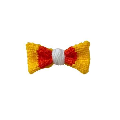 Candy Corn Bow (Alligator Clip)
