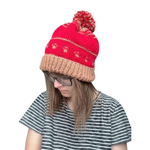 Teddy Bear & Blood Classic Winter Paw Beanie