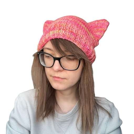 Warm Tones • Wool Cat Beanie